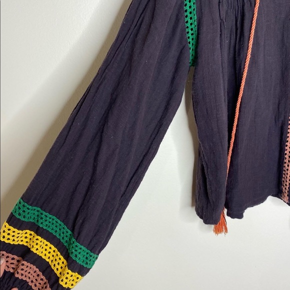 Urban Outfitters • Rainbow • Boho • Peasant Sleeve - Picture 9 of 11